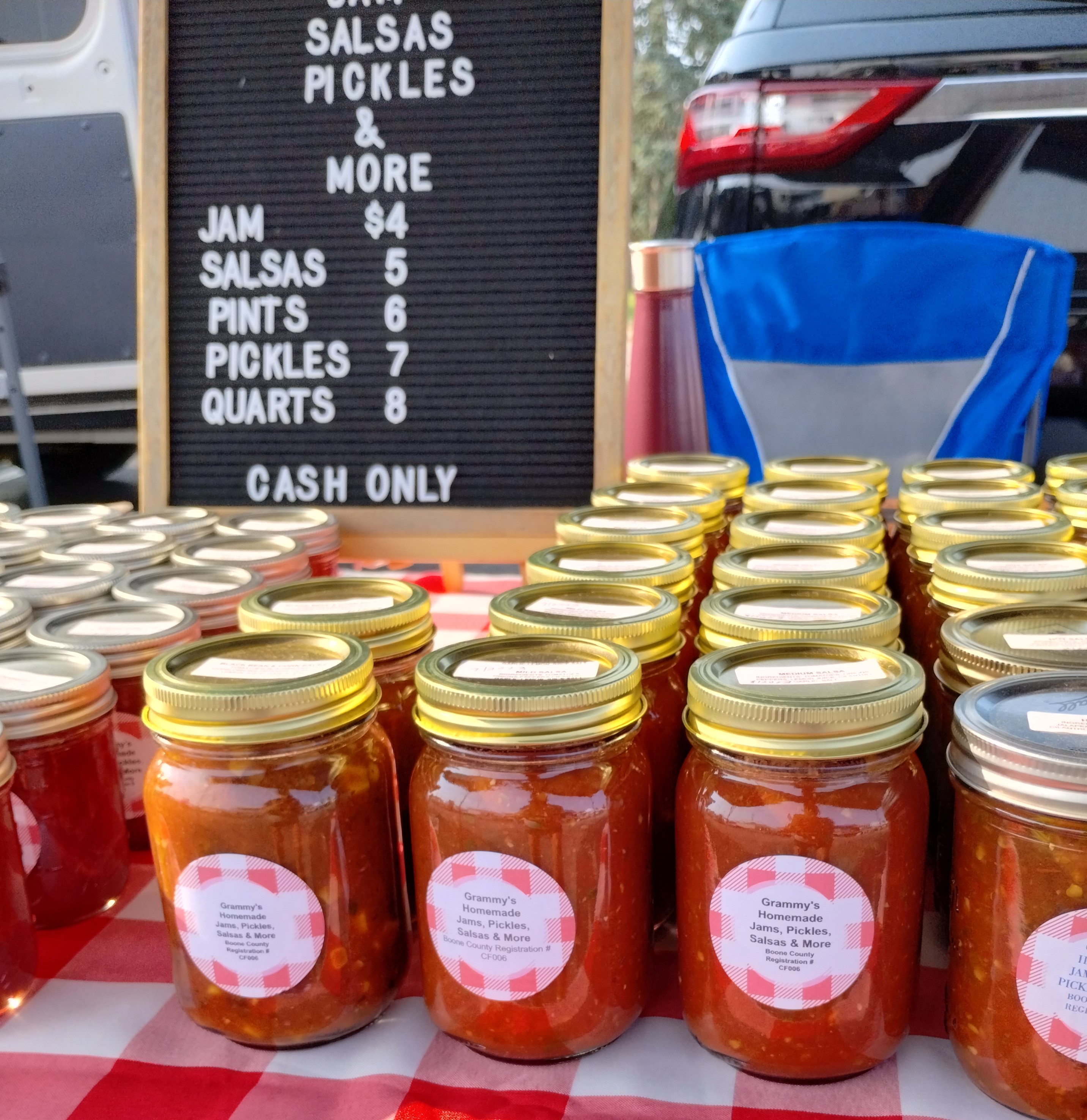 Grammy's Homemade Jams Pickles Salsa PG Community Market